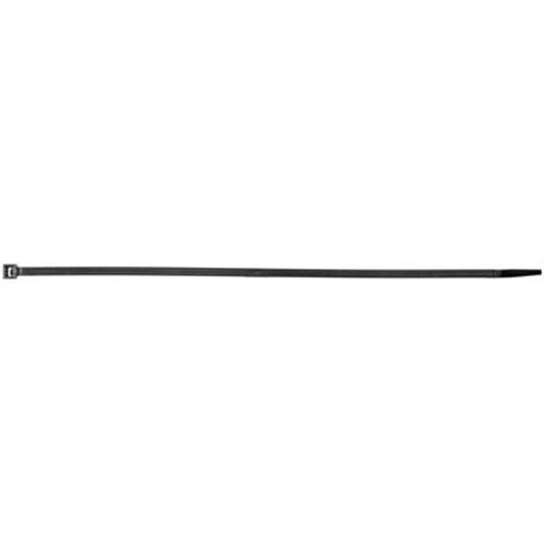Black Nylon Cable Tie 11" Length x 3/16" Wide, 50 lbs  (Qty: 50)