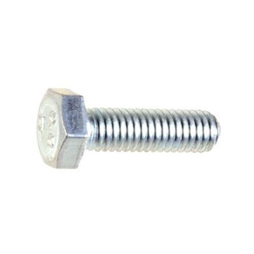 M6-1.0 x 20mm Cap Screw, Regular Thread, Class 8.8, DIN 933, Zinc (Qty: 25)