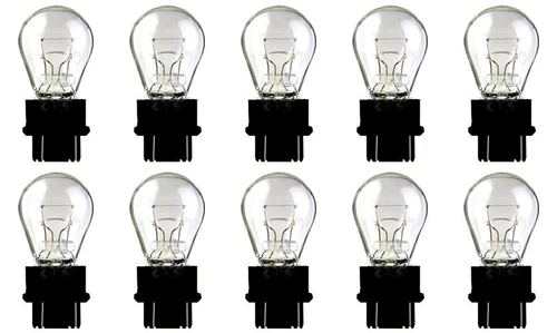 Box of 10 #3157 Lamp Auto Bulb Automotive Lightbulb