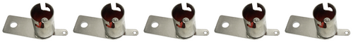 BA9s Bayonet Lamp Holder Bulb Socket with Mounting Bracket (Pack of 5)