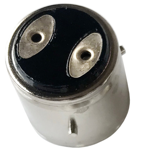 Lamp Base BA21d, Dual  Contact, 21mm Diameter, 3 Bayonet Pins