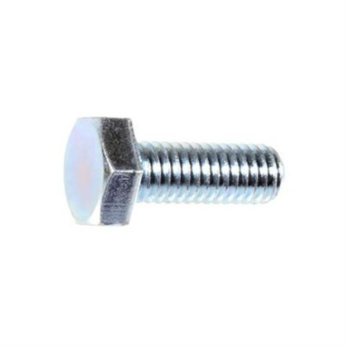 DIN 933 Metric Hex Cap Bolt, M6-1 x 16 mm, Zinc, Class 8.8 (Qty: 25)