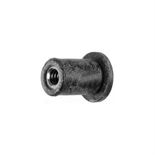 Well Nut #8-32 Thread, 0.438" Head Dia, 5/16" Hole, 0.499" Length (Qty: 25)