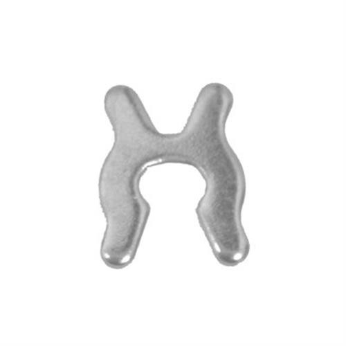 X-Washer for 1/4" Shaft, 0.075" Thick, Zinc Finish (Qty: 25)
