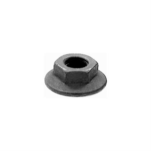 Serrated Spin Lock Nut, M6-1.0 Thread, 17mm OD (Qty: 100)