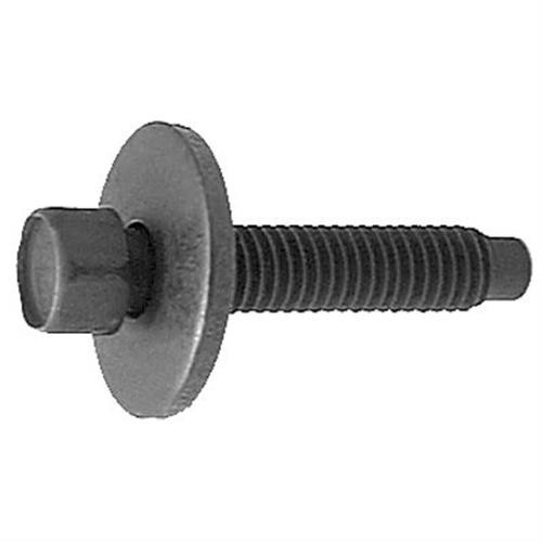 Hex Head SEMS Body Bolt M6-1.0 x 28mm, Black Phosphor Finish, for Ford (Qty: 50)