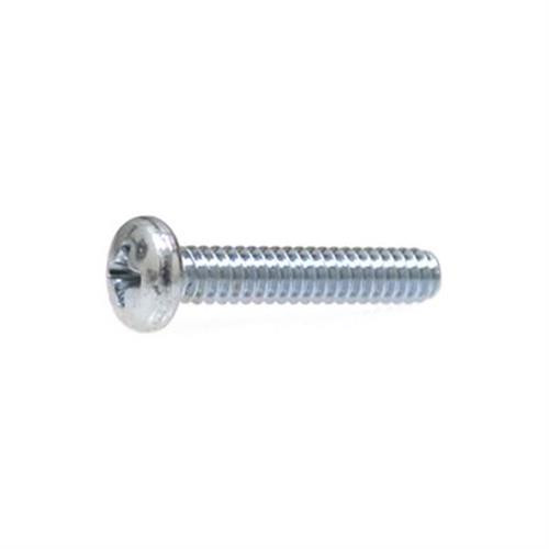 M6-1.0 x 10mm Machine Screws, DIN 7985, Phillips Pan Head (Qty: 100)