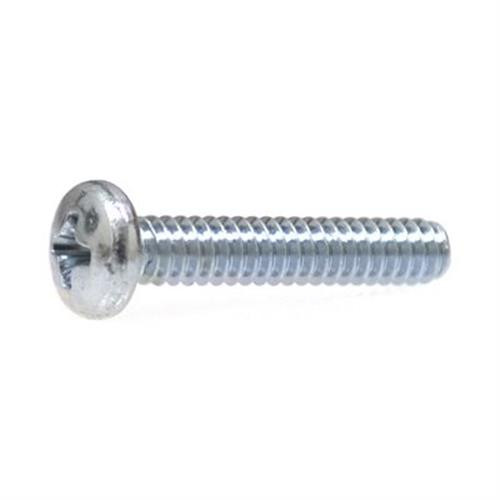 M6-1.0 x 25mm Machine Screws, DIN 7985, Phillips Pan Head (Qty: 50)