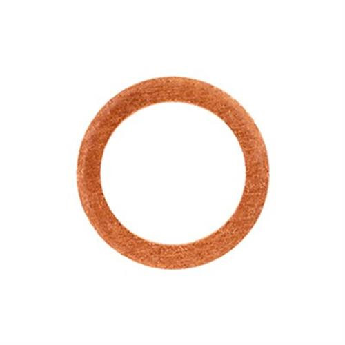 Copper Washer 3/8" ID, 3/4" OD, 1/16" Thick (Qty: 25)