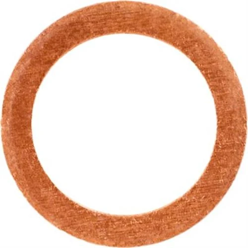 Copper Washer 1/2" ID, 7/8" OD, 1/16" Thick (Qty: 25)