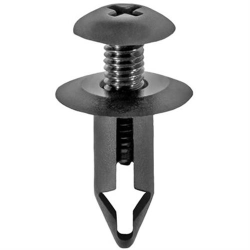 Push-Type Retainer, 14mm Head Diameter, for GM and Nissan (Qty: 25)