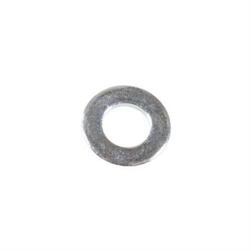 6mm DIN 125 Metric Flat Washer, 12mm OD, 6.4mm ID, Zinc Finish (Qty: 100)