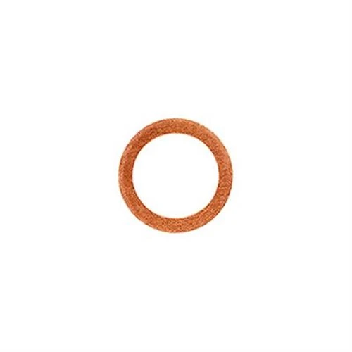 Copper Washer 1/4" ID, 7/16" OD, 1/32" Thick (Qty: 50)