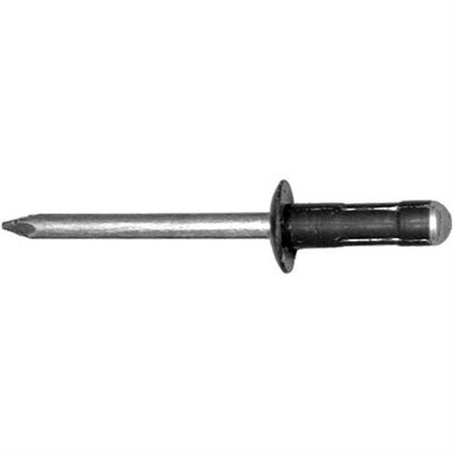 Rivet, 3/16" Shank, 3/16" to 3/8" Grip, Black, for GM 15704030 (Qty: 25)