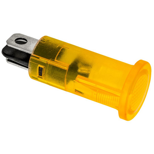LED Indicator Light With Amber Lens
