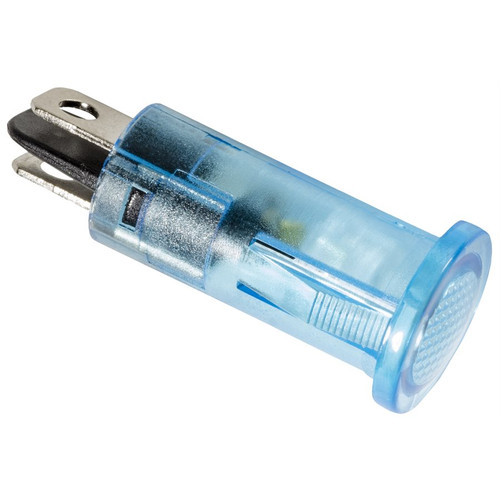 LED Indicator Light With Blue Lens