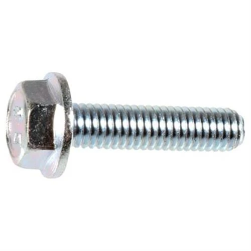 JIS B1189 Hex Flange Bolt, M6-1.0 x 25mm, Zinc Finish (Qty: 25)