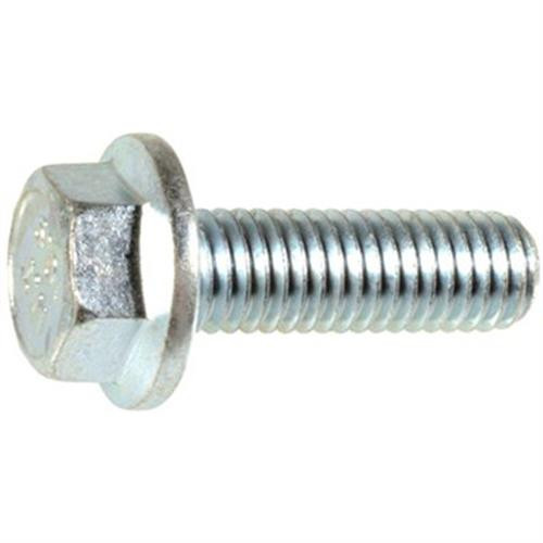 JIS B1189 Hex Flange Bolt, M8-1.25 x 25mm, Zinc Finish (Qty: 15)