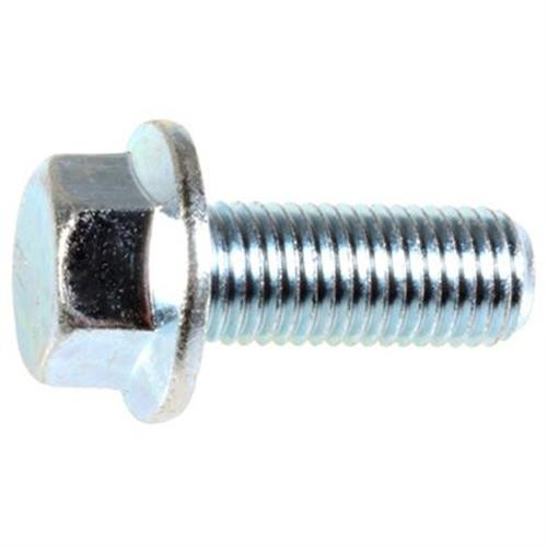 JIS B1189 Hex Flange Bolt, M10-1.25 x 25mm, Zinc Finish (Qty: 10)