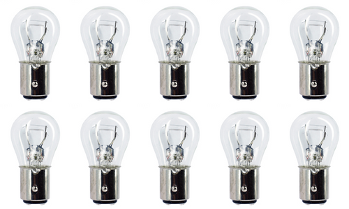 Box of 10 #7528 Lamp Auto Bulb Automotive Lightbulb 12V 21W / 5W