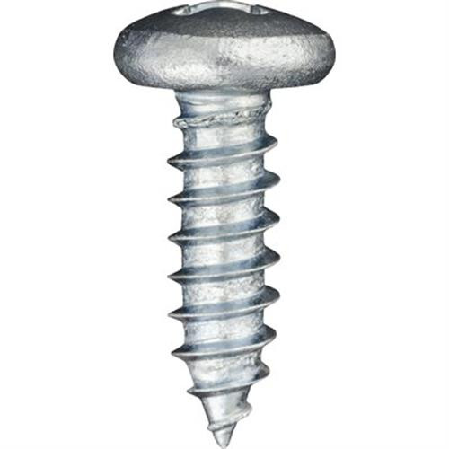 Tapping Screw #10 x 5/8", Phillips Pan Head, Zinc Finish (Qty: 100)
