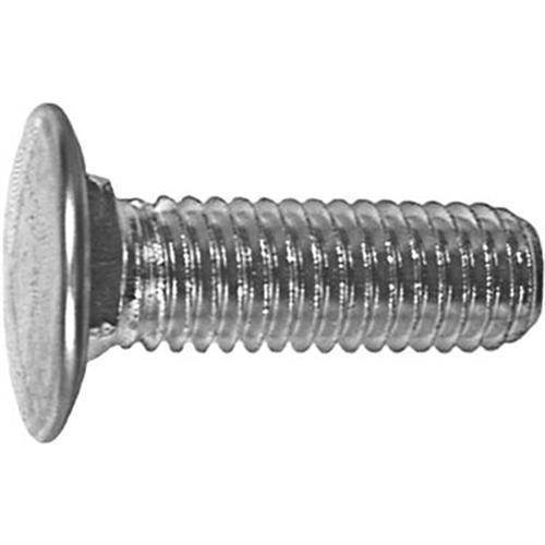 Bumper Bolt & Hex Nut, 7/16-14 x 1-3/8", Stainless Steel Cap (Qty: 25)