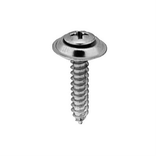 Tapping Screw 10 X 1 #8 Phillips Oval Head SEMS Washer (Qty: 7)