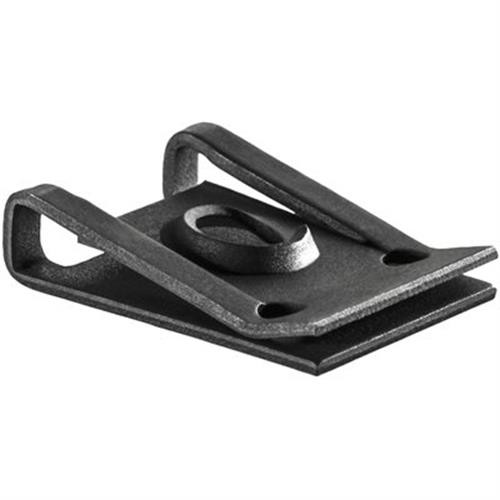 Spring Type-U-Nut #14 Screw Size, 3/8" Edge to Hole Center (Qty: 6)