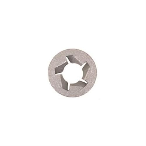 Pushnut Bolt Retainer for 1/4" Bolt, 1/2" OD, Zinc (Qty: 25)