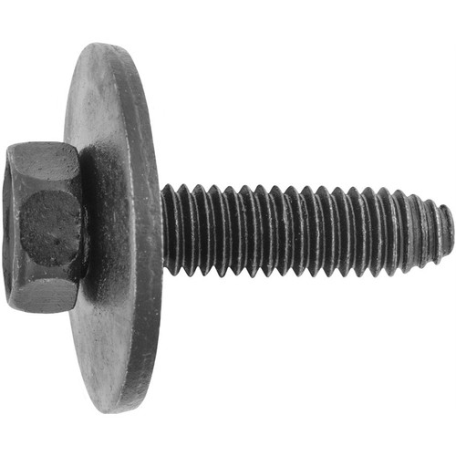 M6-1.0 X 25mm, Hex Head SEMS Bolt, 24mm Washer OD, for GM 11503982 (Qty: 4)