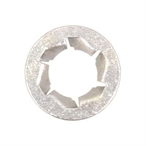 Pushnut Bolt Retainer for M12-1.75 Bolt, 21.4mm OD, Zinc (Qty: 15)