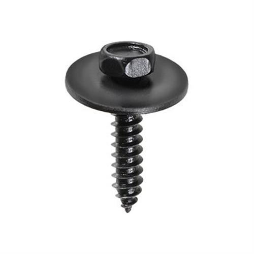 Tapping Screw M4.2-1.41 X 20mm Hex Head SEMS, 16mm OD Washer (Qty: 9)
