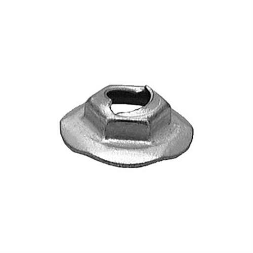 Thread Cutting Nut, for 8mm Stud Size, 20mm Washer, Zinc Finish (Qty: 6)