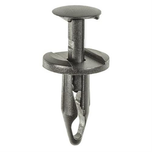 Push-Type Retainer, 19/32" Head, 1/4" Hole, for GM, Ford, Chrysler (Qty: 5)