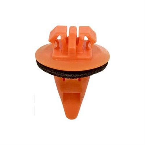 Orange Moulding Clip With Sealer, 17mm Head, for Toyota 75397-35010 (Qty: 4)