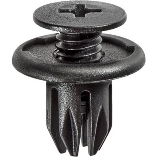 Push-Type Retainer 20mm Head, 10mm Hole, for Acura, BW, GM, Honda (Qty: 4)