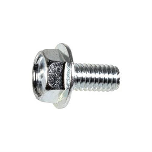 Hex Flange License Plate Screw M6-1.0 X 12mm, Class 10.9 (Qty: 8)