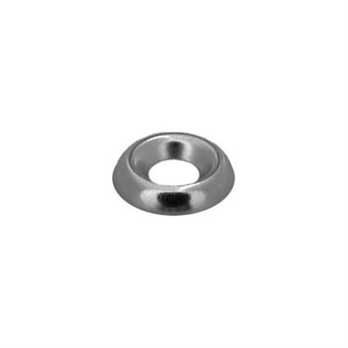 #8 Countersunk Washer, Nickel on Brass, 13/64" ID, 1/2" OD (Qty: 100)