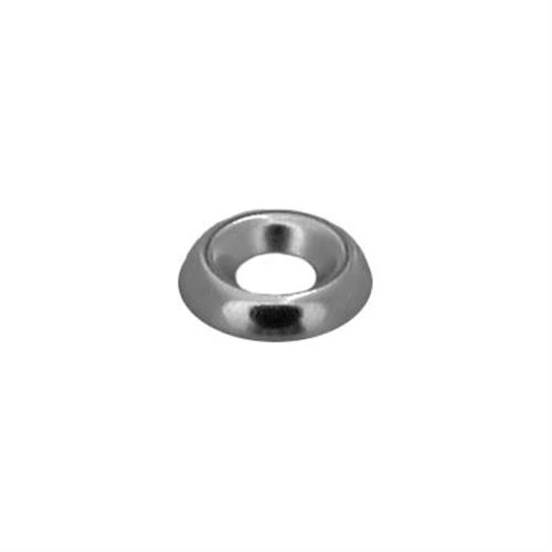 #8 Countersunk Washer, Nickel on Brass, 13/64" ID, 1/2" OD (Qty: 100)