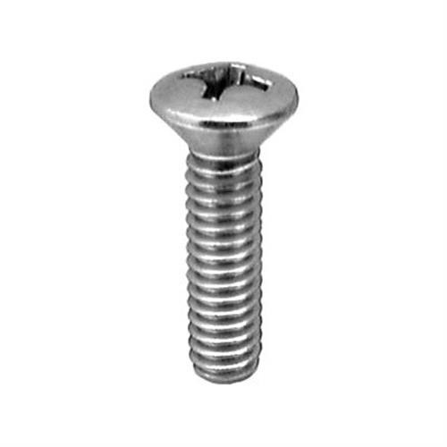 Machine Screw #10-24 x 1/2" Phillips Oval Head, Zinc (Qty: 100)