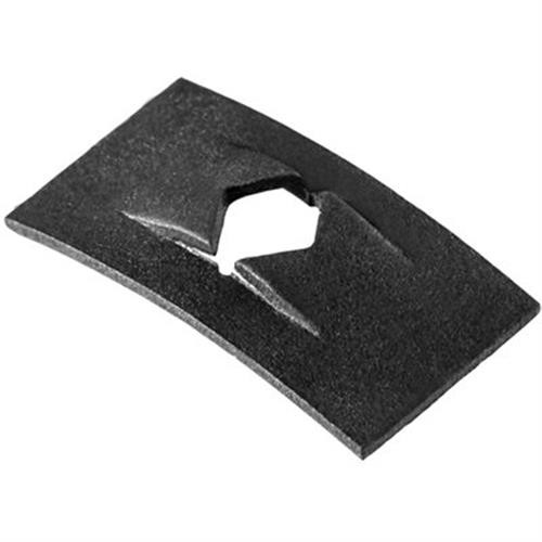 Flat Nut for 3/32" Stud, Size 1/4" x 7/16", Phosphate Finish (Qty: 100)