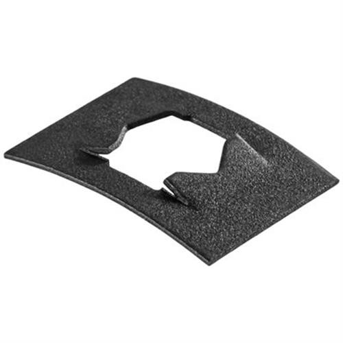 Flat Nut for 1/4" Stud, Size 7/16" x 5/8", Phosphate Finish (Qty: 100)