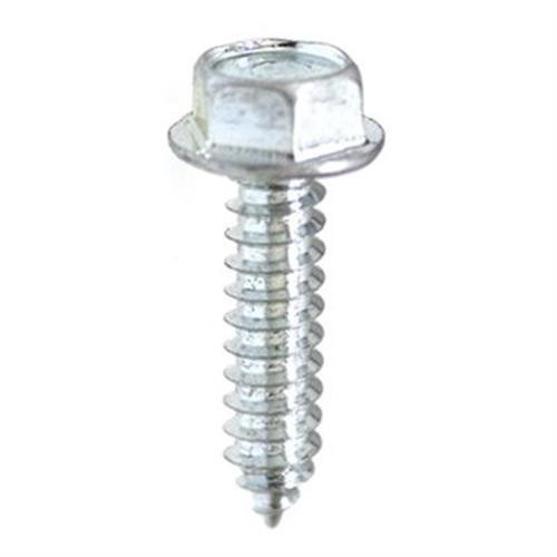 Tapping Screw #10 x 1/2" Indented 5/16" Hex Head, Zinc (Qty: 100)