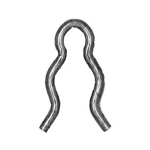 Hair Pin Cotter, 7/32" ID, 0.75" Long, 0.06" Wire, Zinc (Qty: 100)