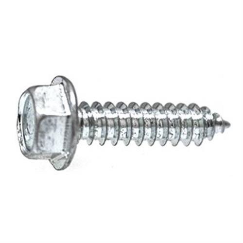 Tapping Screw #12 x 3/4", Indented Hex Washer Head, Zinc (Qty: 100)