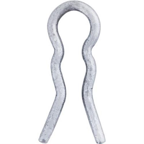 Hair Pin Cotter, 1/16" ID, 23/64" Long, 0.025" Wire, Zinc (Qty: 200)