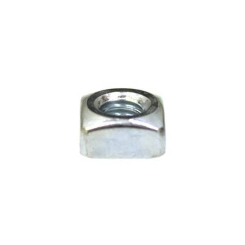 Square Nut, 3/16"-24 Thread, Bright Zinc (Qty: 100)