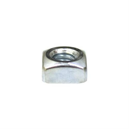 Square Nut, 1/4"-20 Thread, Bright Zinc (Qty: 100)