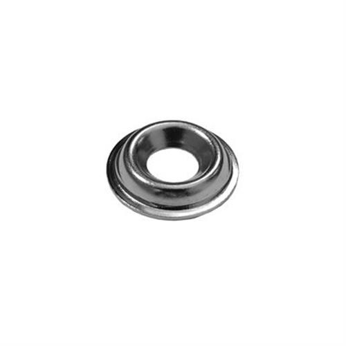 #6 Flanged Countersunk Washer Nickel/brass (Qty: 100)