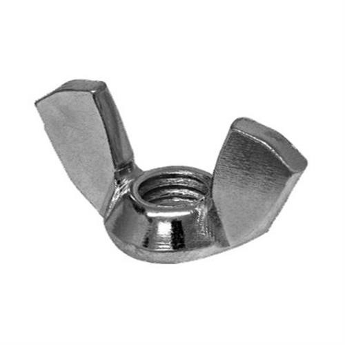 1/4"-20 Cold Forged Wing Nuts, Nickel (Qty: 100)